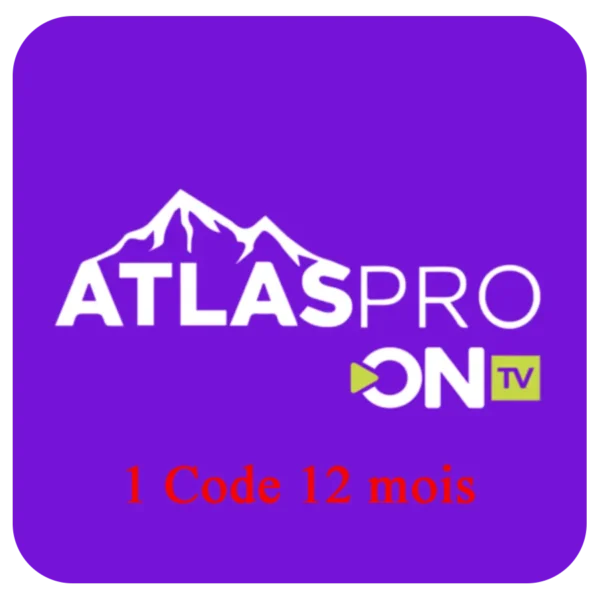 Code IPTV ATLAS PRO top application tv atlas pro ontv 1 code d'activation