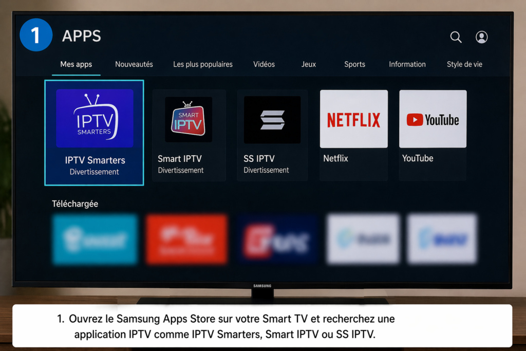 Comment installer l'IPTV sur une Smart TV Samsung